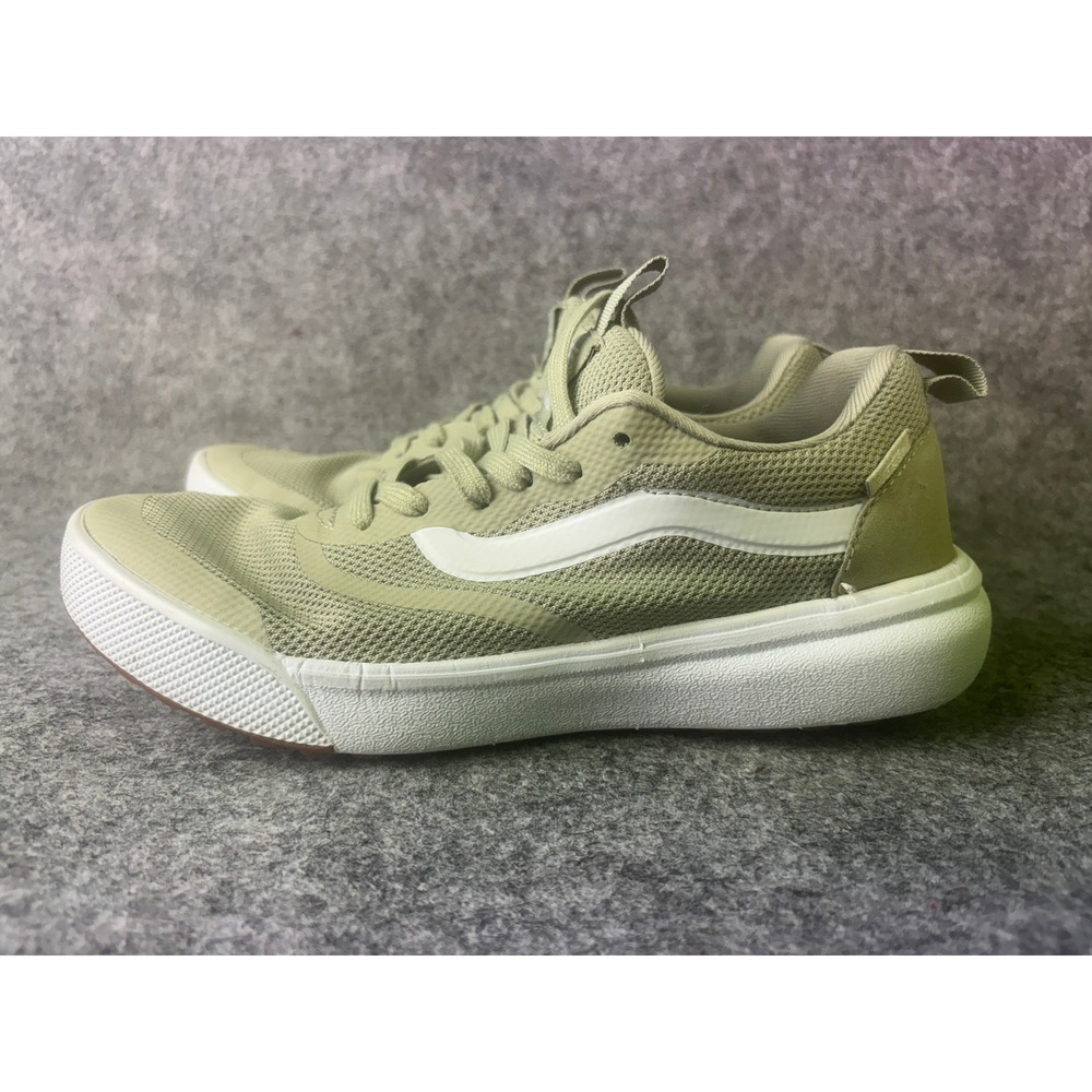 Vans UltraRange Sneakers Women 8 Sage Green Mesh Athletic Walking Shoes
